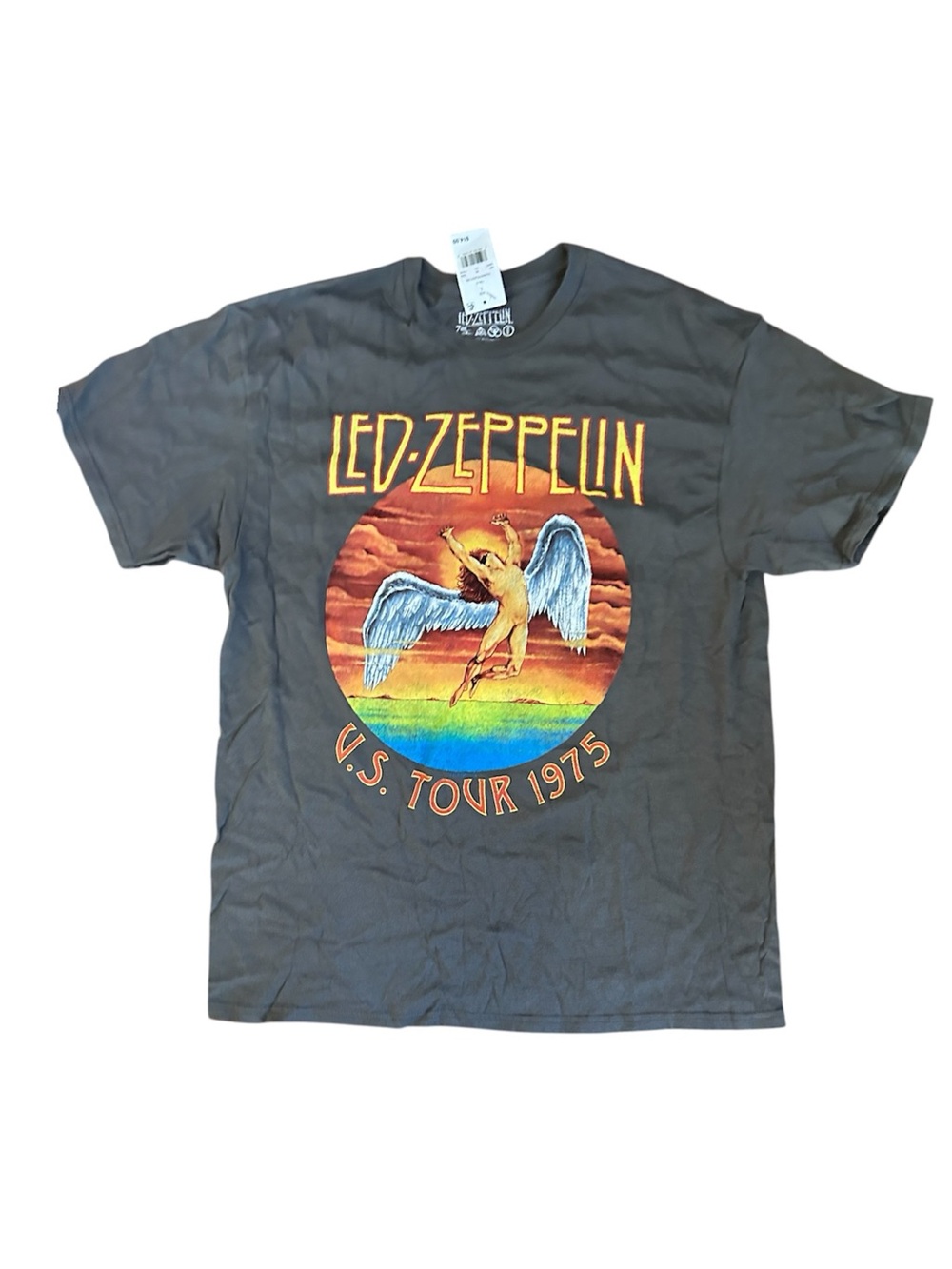 Led Zeppelin Graphic Tee - Gray - Large